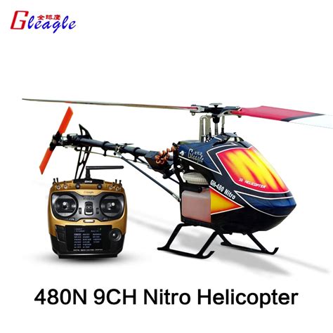 Global Eagle 480n18 Dfc450l 9 Channel Mini Gas Fuel Rc Helicopter Rtf