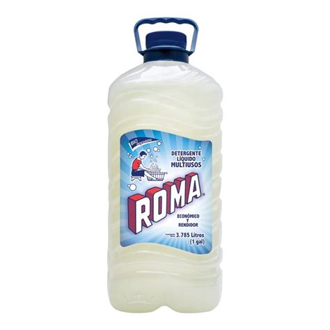 Detergente Líquido Multiusos Roma 3 785 lt Soriana Detergente