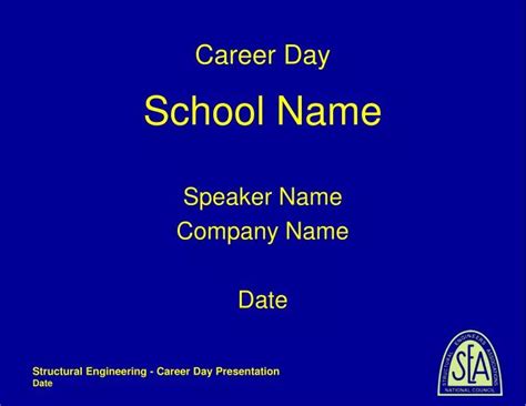 Career Day Presentation Template