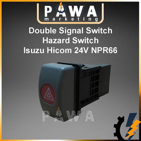 Votec Double Signal Switch Hazard Switch 8 Pin Isuzu Hicom 24V NPR 66