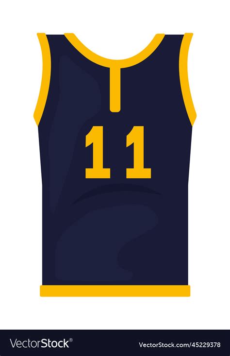 Basketball jersey icon Royalty Free Vector Image