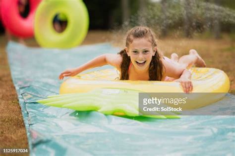 Waterslide Girl Imagens E Fotografias De Stock Getty Images