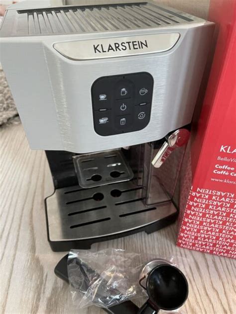 Klarstein BellaVita Kaffeemaschine 1450 W 1 4 L Grau 10032806