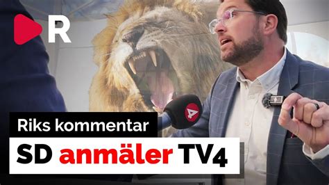 Sverigedemokraterna Anm Ler Tv Till Granskningsn Mnden Youtube