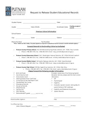 Fillable Online Student Registration Checklist For Putnam County