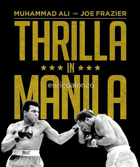 "Thrilla In Manila" by enricoalonzo | Redbubble