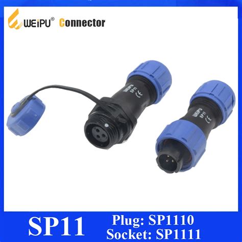 Original Weipu SP11 2 3 4 5 Pin IP68 Connector SP11 IP68 SP1110 P