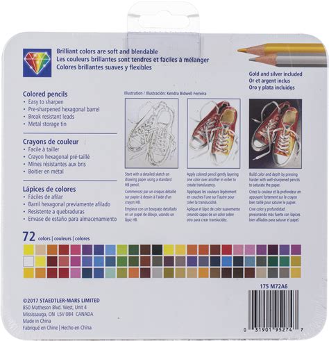 Staedtler Colored Pencils 72/Pkg- - Walmart.com