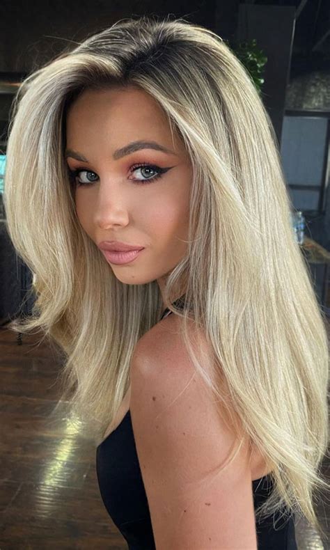 35 Cute Summer Hair Colours And Hairstyles Bright Blonde