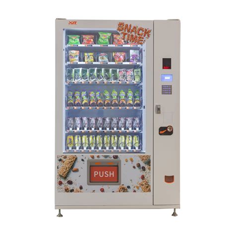 Automatic Snacks And Drinks Vending Machine Refigertated Snacks