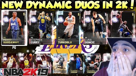 K Added So Many New Dynamic Duos In Nba K Myteam Youtube