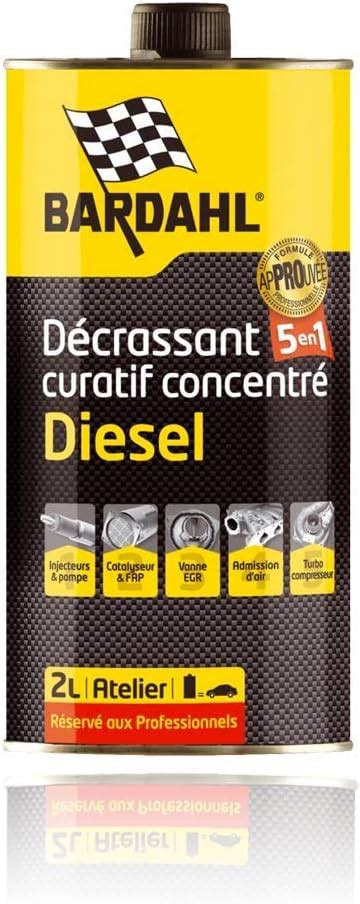 Amazon fr Bardahl Décrassant moteur 5 en 1 Curatif concentré 2L Diesel