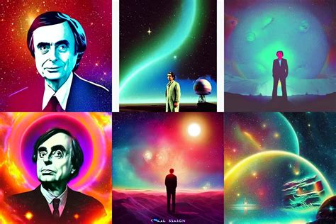 Carl Sagan In Cosmos Beautiful Digital Art Stable Diffusion Openart