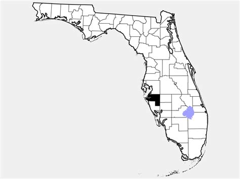 Manatee County, FL - Geographic Facts & Maps - Mapsof.Net