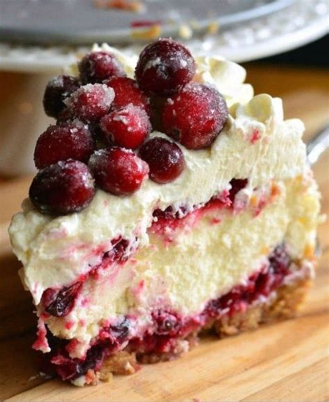 White Chocolate Cranberry Cheesecake Cake Recipe My Grandma S Pie