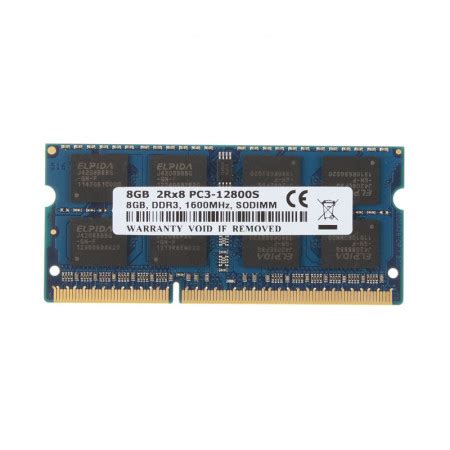 Memorie Laptop Elpida 8GB DDR3 1600MHz SODIMM 2Rx8 PC3