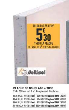 Promo Plaque De Doublage Th Chez Brico Cash Icatalogue Fr