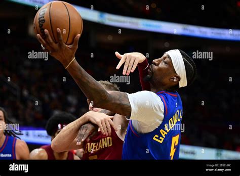 Denver Nuggets Guard Kentavious Caldwell Pope Grabs A Rebound While