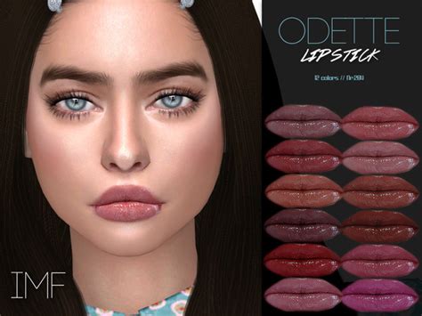 The Sims Resource IMF Odette Lipstick N 284