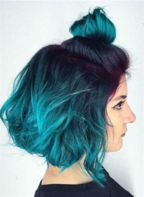 20 Blue Ombre Haarfarbe Sieht Das Internet An Frisuren Haarfarben