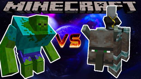 Mutant Zombie Vs Evoker Riding Ravager Minecraft 1165 Mob Battle