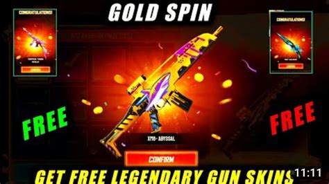 How To Get Legendry Gun Skin Permanant New Gold Spin New Event Free