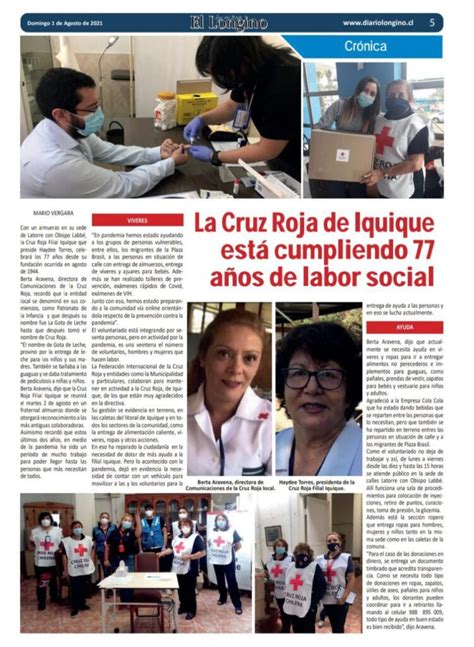 Filial Iquique Celebr A Os De Acci N Humanitaria En La Regi N De