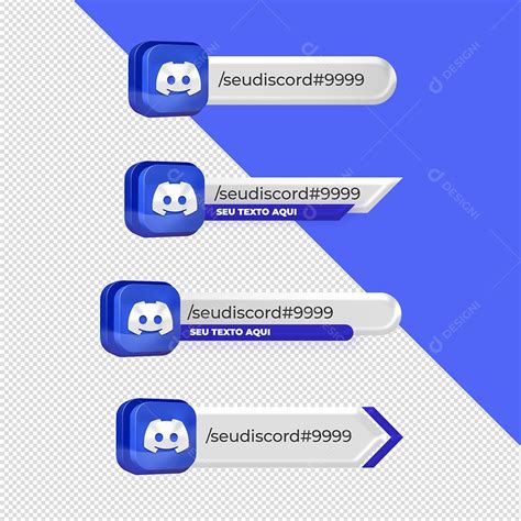 Icones 3d Perfil Discord Para Composição Psd Download Designi