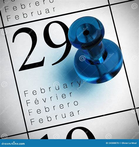 February the 29th stock illustration. Illustration of square - 24308870