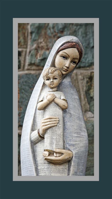 The Blessed Virgin Mary With The Child Jesusstock Photo Secrets