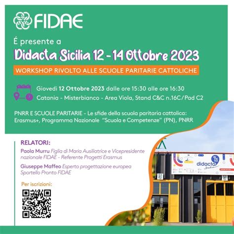 SCUOLA LA FIDAE A FIERA DIDACTA SICILIA 2023 Fidae It