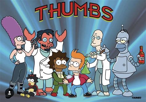 The Simpsons Meets Futurama Maybe It S A Little Incestral But I Had A Great Time Working On