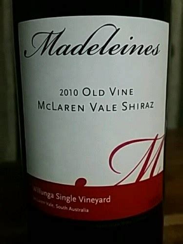 Madeleines Old Vine Shiraz Vivino US