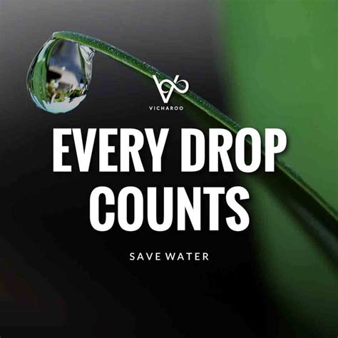 Every drop counts | Save Water | Water Conservation Slogans and Quotes - bestenglishquotes ...