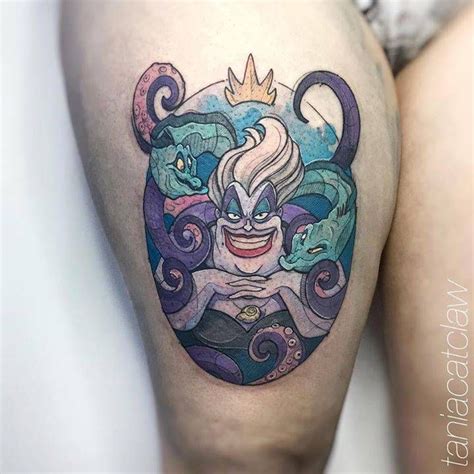 Ursula From The Little Mermaid Ursula Tattoo Disney Inspired Tattoos Disney Tattoos