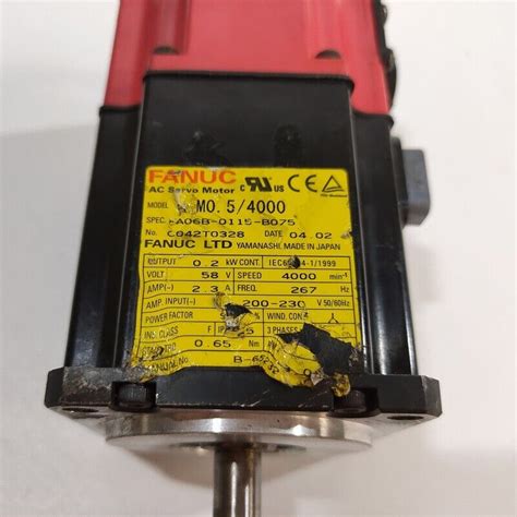 Fanuc SERVO MOTOR A06B 0115 B075 Refurbished FREE EXPEDITED SHIPPING EBay