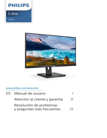 Philips S Ae Monitor Lcd Manual De Usuario Manualzz