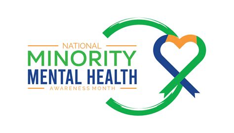 National Minority Mental Health Awareness Month Observed Every Year In July Template For