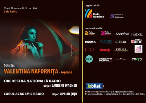 Soprana Valentina Naforniță invitată specială la Sala Radio Agentia