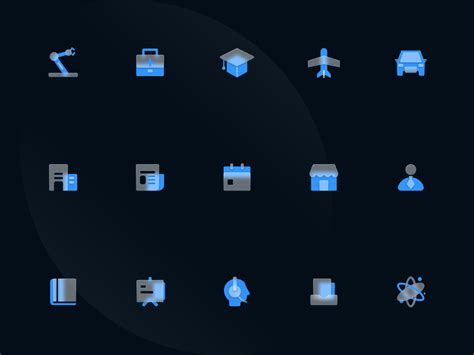 Glassmorphism icons by yu john on Dribbble