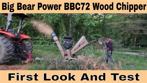 Home Depot Big Bear Power BBC72 Commercial Wood Chipper First Look And