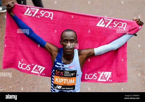 London England April Kelvin Kiptum Runs The Second Fastest