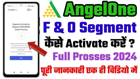 Angelone F O Activation Angel One Me F O Activate Kaise