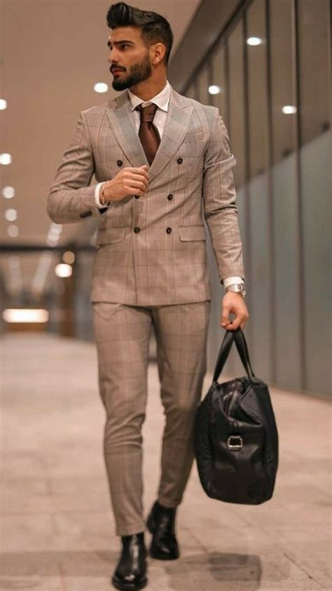 Men S Semi Formal Dapper Dudes Brown Suits Mens Fashion Fashion