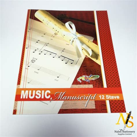 Winners Music Manuscript 12 Stave Nalex Stationery