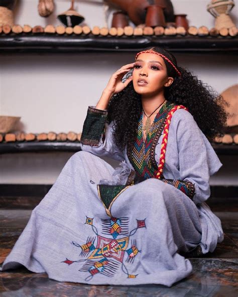 Elegant Handwoven Raya Dress Zuria Habesha Libs Habesha Kemis