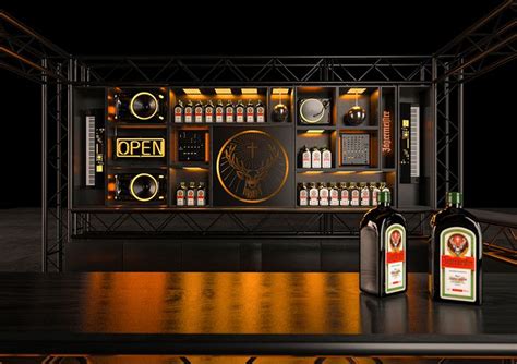 Jagermeister Bar Event On Behance Jagermeister Bar Bar Design