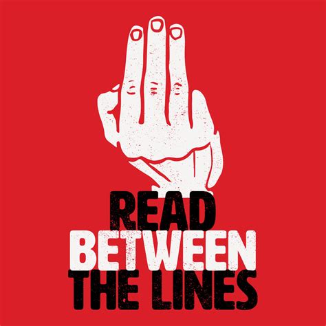 Read Between The Lines Hand Gesture T-Shirt for Men T-Shirt 🔥