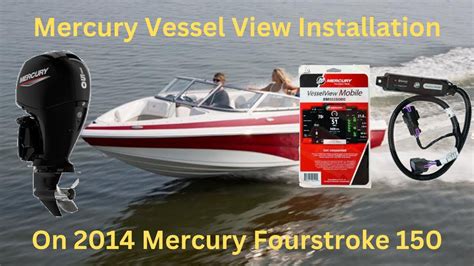 How To Install Mercury Vessel View On Mercury Fourstroke Hp Youtube