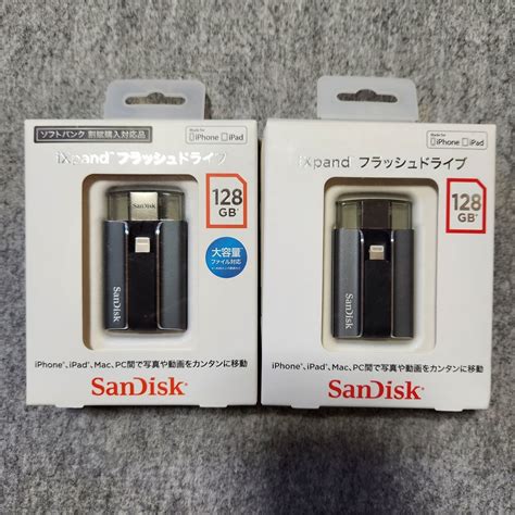 【未使用に近い】未開封あり Ixpand フラッシュドライブ 128gb×2点 Sandisk 60s23 2805の落札情報詳細 ヤフオク落札価格検索 オークフリー